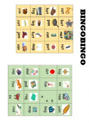 English Worksheet: Reading Phonics short a, o