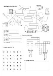 English Worksheet: Numbers and colours