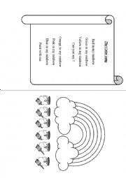 English Worksheet: Color Song