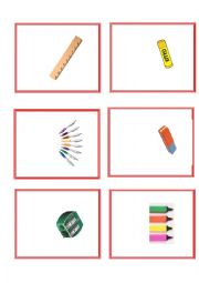 English Worksheet: Happy families card game / school vocabulary/ is there a/any