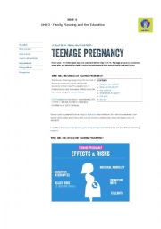Teen Pregnancy and Sex Education Article