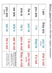 3 stack memory game VERB BE