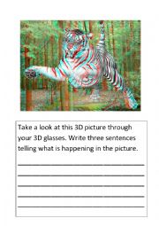 3 D writing prompt