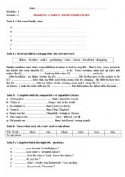 English Worksheet: MODULE NONE LESSON 2