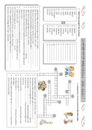 English Worksheet: Compound adjectives and family relationships