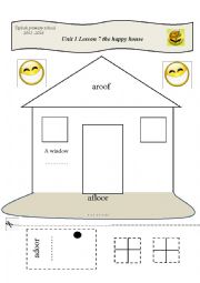 English Worksheet: House parts