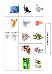 English Worksheet: fairy tales
