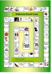 Halloween board game