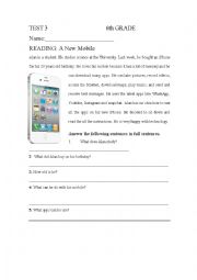 English Worksheet: Technology