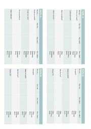 morning routine worksheet