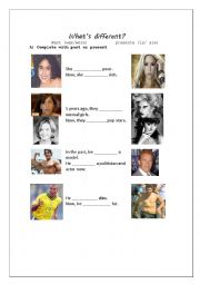 English Worksheet: Was Were