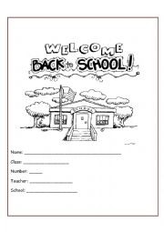 English Worksheet: Back to school