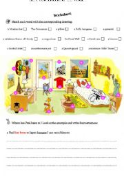 English Worksheet: Lets travel around the world ! 