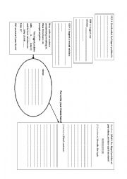 English Worksheet: problem solution essay brainstorm