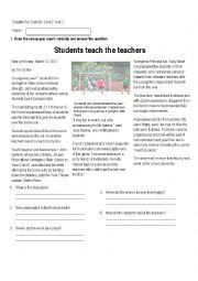 English Worksheet: English Review