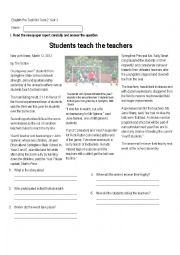 English Worksheet: English Review