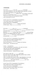 English Worksheet: Past Simple - song