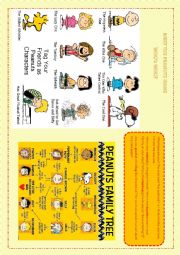 English Worksheet: Meet the Peanuts Gang