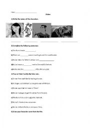 Mulan Movie Worksheet