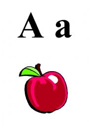 English Worksheet: alphabet flashcards