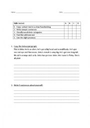 English Worksheet: Quiz