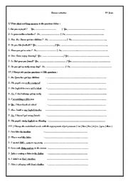 English Worksheet: review activities for the 8th graders 