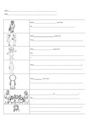 English Worksheet: Do- Does 