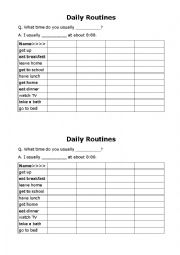 Daily Routines