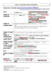 English Worksheet: India_ oral comprehension_figures & superlatives