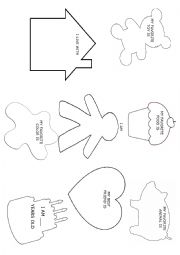 English Worksheet: all about me