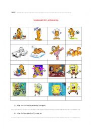 English Worksheet: Action Verbs vocabulary