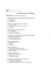 English Worksheet: The Magic School Bus: In the Rainforest