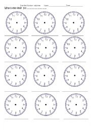 the clock and other exercises 