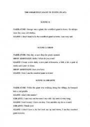 English Worksheet: The smartest giant in town 