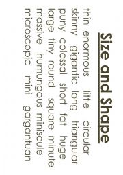 English Worksheet: Feeling Words posters