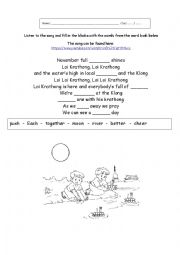 English Worksheet: Loy Krathong