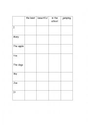 English Worksheet: 