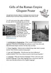 English Worksheet: Gifts from Ancient Rome