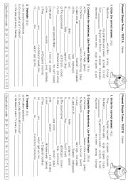 English Worksheet: Present Simple - Test