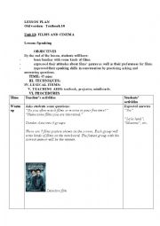 English Worksheet: Lesson Unit 13 Speaking English Textbook Grade 10