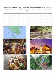 English Worksheet: Simple Past + Travel Reading Comprehension