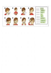 English Worksheet: Ailments vocabulary