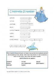 Cinderella Secret Word Scramble