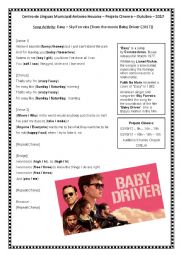 Song: Easy (from the movie Baby Driver)