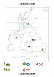 English Worksheet: The British Isles