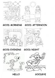 English Worksheet: Greetings