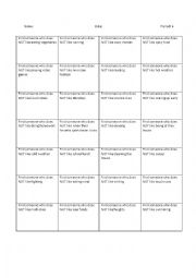 English Worksheet: Practice asking questions using the negative about likes and dislikes