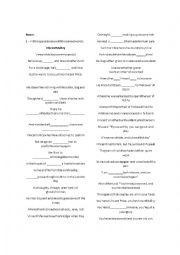 English Worksheet: Reported speech