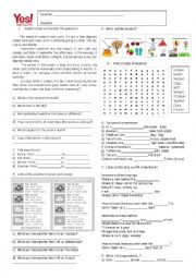 English Worksheet: Weather