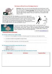 English Worksheet: Brain drain